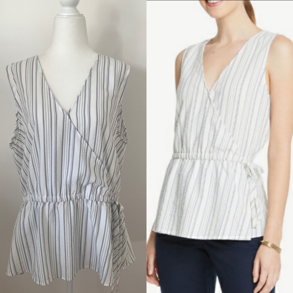 Ann Taylor Factory Faux Wrap Top